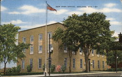 New Post Office Ashland, WI Postcard Postcard Postcard