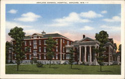 Ashland General Hospital Wisconsin Postcard Postcard Postcard