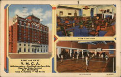 Army and Navy YMCA Postcard