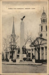 World War Memorial Meriden, CT Postcard Postcard Postcard