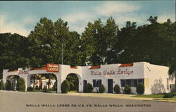 Walla Walla Lodge Washington Postcard Postcard Postcard