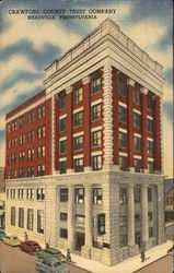 Crawford County Trust Company Meadville, PA Postcard Postcard Postcard