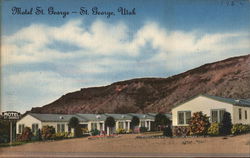 Motel St. George Utah Postcard Postcard Postcard