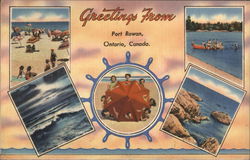 Greetings from Port Rowan, Ontario, Canada Postcard