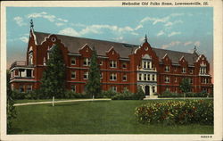 Methodist Old Folks Home Lawrenceville, IL Postcard Postcard Postcard