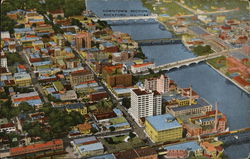 Downtown Section of Rockford, Ill Illinois Postcard Postcard Postcard