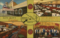 Math Igler's Casino Chicago, IL Postcard Postcard Postcard