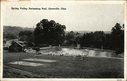 Spring Valley Swimming Pool Postcard