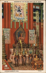 Interior of the Golden Pavilion of Jehol Postcard