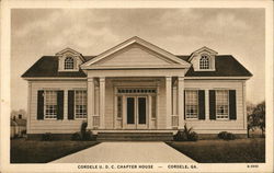 Cordele U.D.C. Chapter House Georgia Postcard Postcard Postcard