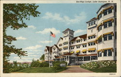 Soo-Nipi Lodge, Lake Sunapee Postcard