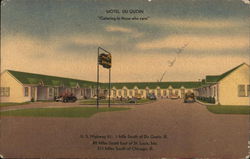 Motel du Quoin Illinois Postcard Postcard Postcard