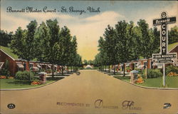 Bennet Motor Court Postcard