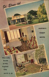 St. Elmo-tel, Austin's Finest Motel Postcard
