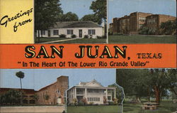 Greetings from San Juan, Texas Postcard