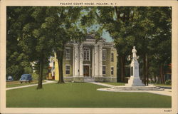 Pulaski Court House Postcard