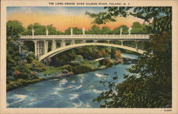 The Long Bridge over Salmon River Postcard