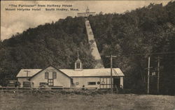 The Funicular from Halfway House, Mount Holyoke Hotel South Hadley, MA Postcard Postcard Postcard