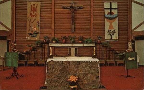 Altar of Holy Family Church Chimayo New Mexico