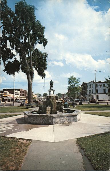 View From the Square Looking Down Main Street Keene New Hampshire