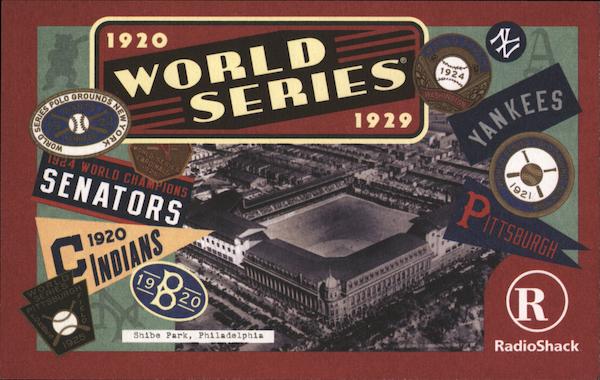 World Series 1920-1929 Champions National Baseball Hall of Fame