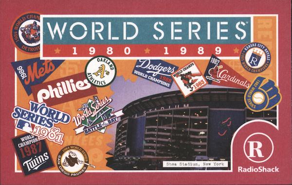 World Series 1980-1989 Champions Modern (1970's to Present)