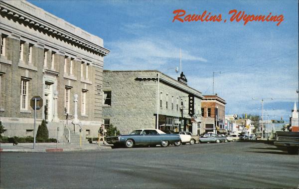 Street Scene Rawlins Wyoming