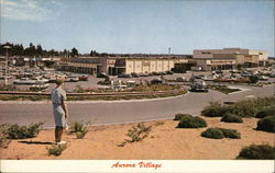 Aurora Village Shopping Center Postcard