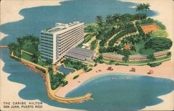 The Caribe Hilton San Juan, PR Puerto Rico Postcard Postcard Postcard