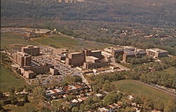 Aerial View of the Medical Center Postcard