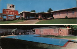 Pony Express Motel Postcard