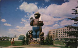 Smokey Bear International Falls, MN Postcard Postcard Postcard