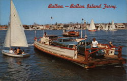Balboa Island Ferry Newport Beach, CA Postcard Postcard Postcard