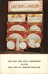 Lace Mat and Doily Assortment, American Greetings Corporation Postcard