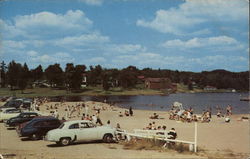 Old Forge Bathing Beach New York Postcard Postcard Postcard