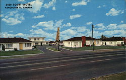 2400 Court Motel Vancouver, BC Canada British Columbia Postcard Postcard Postcard