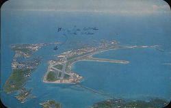 Kindley Air Force Base and Civilian Terminal Buildings Bermuda Postcard Postcard Postcard