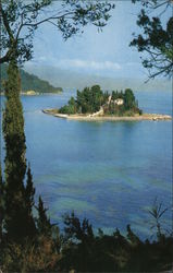 Byuzantine Chapel on Island Corfou, Greece Greece, Turkey, Balkan States Postcard Postcard Postcard