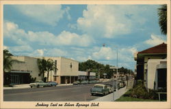 Looking East on Silver Springs Boulevard Postcard