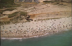 Aerial View of Marconi Beach Wellfleet, MA Postcard Postcard Postcard