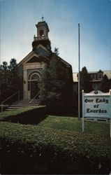 Our Lady of Lourdes Catholic Church Wellfleet, MA Postcard Postcard Postcard