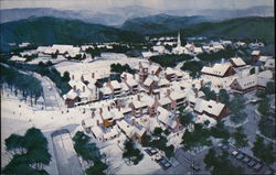 Artist's Conception of Future Pedestrian Village Postcard