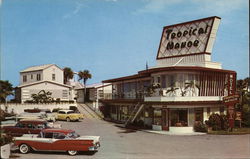 Tropical Manor Motel, 2237 So. Atlantic Ave Postcard