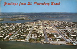 Greetings From St. Petersburg Beach Postcard