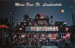 Moon Over Ft. Lauderdale Fort Lauderdale, FL Postcard Postcard Postcard