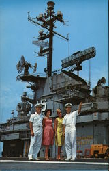 Aircraft Carrier, U.S. Naval Air Station Pensacola, FL Postcard Postcard Postcard