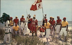 The Landing of Don Tristan de Luna Postcard