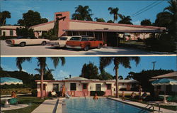 Flamingo Motel Fort Pierce, FL Postcard Postcard Postcard