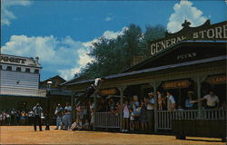 Authentic Gunfights and Stunt Men, Pioneer City Davie, FL Postcard Postcard Postcard