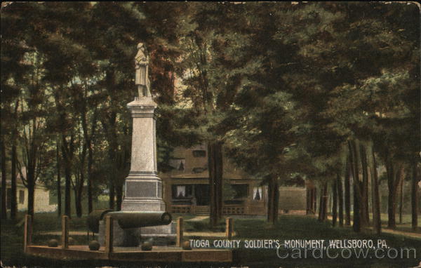 Tioga County Soldier's Monument Wellsboro Pennsylvania